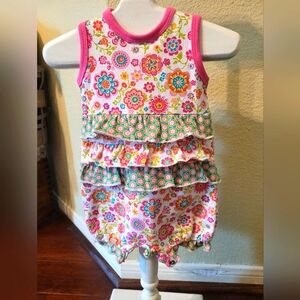 💥 3/$24 Maison Chic Floral Sleeveless‎ Bubble Suit